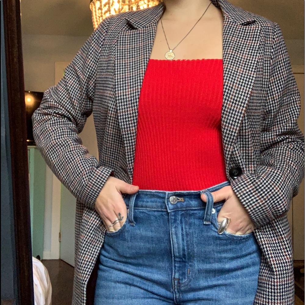 Check Coat - image 1